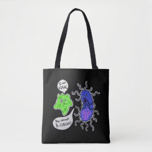 Viral Microbes Tote Bag