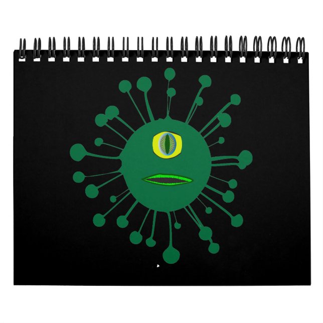 Viral One Eyed Monster Bug Calendar (Cover)