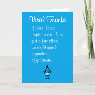 Viral Thanks A Funny Thank You Poem