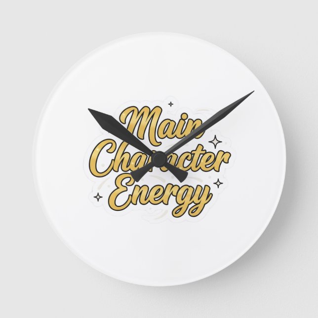 ViralVibes Collection Round Clock (Front)