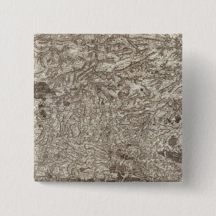 Vire, Avranches 2 Inch Square Button