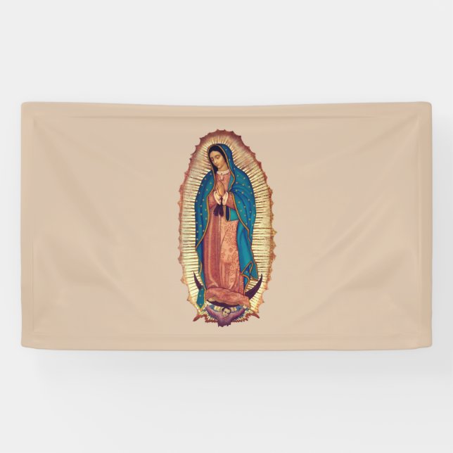 Virgen de Guadalupe Banner (Horizontal)