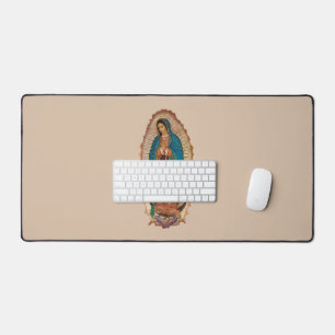 Virgen de Guadalupe Desk Mat