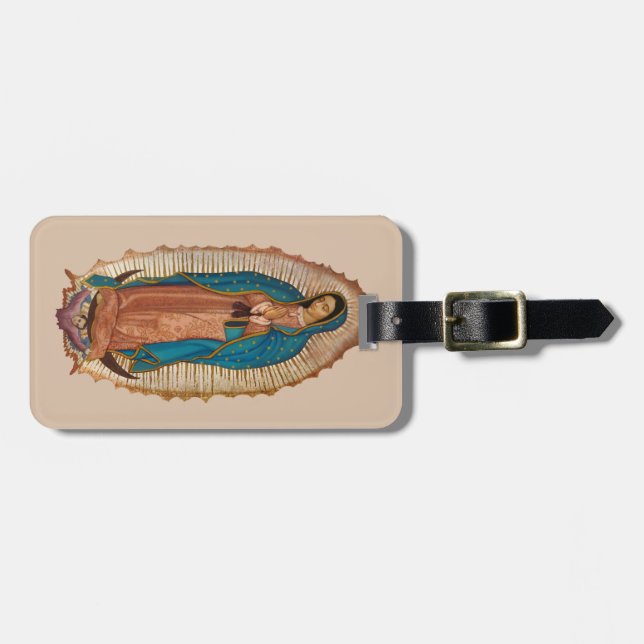 Virgen de Guadalupe Luggage Tag (Front Horizontal)