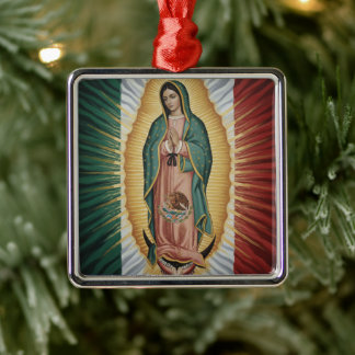 Virgen de Guadalupe - Mexico Metal Ornament