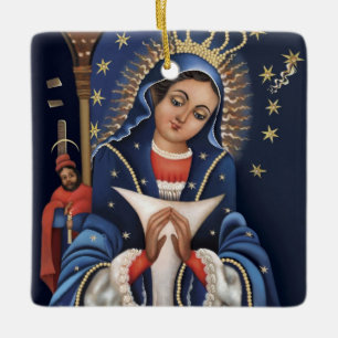 Virgen de la Altagracia Ceramic Ornament