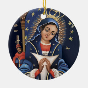 Virgen de la Altagracia Ornamentos Ceramic Ornament