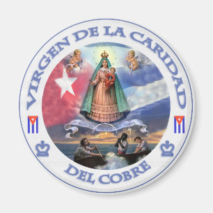 VIRGEN DE LA CARIDAD DEL COBRE CUBAN PATRIOT SAINT MAGNET