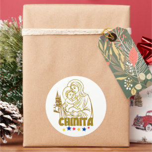 Virgen de la Chinita – Iconic Maracaibo, Venezuela Classic Round Sticker
