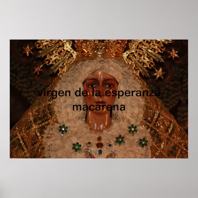 virgen de la esperanza macarena poster (Front)