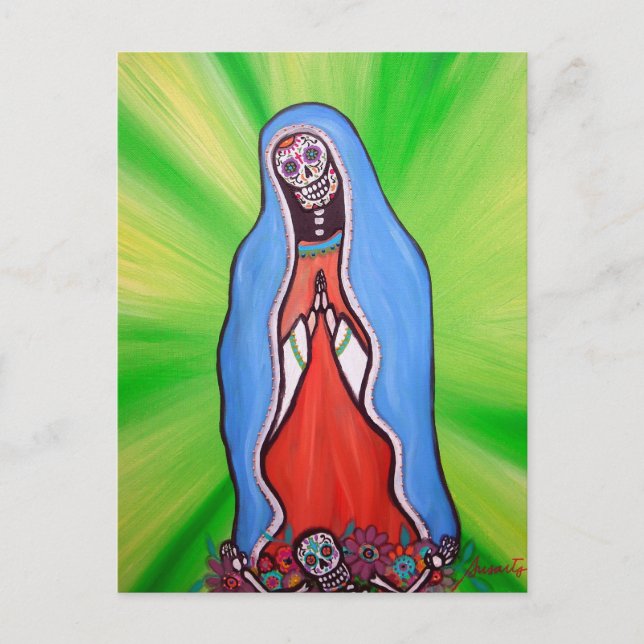 virgen guadalupe BY PRISARTS Postcard (Front)