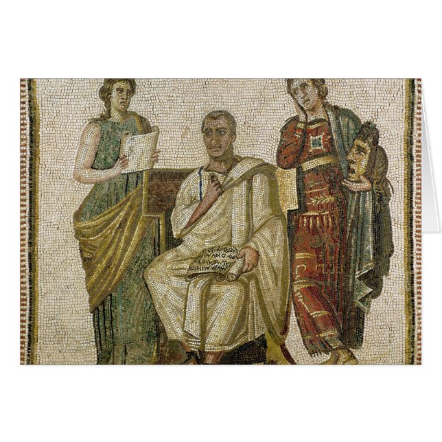 Virgil  and the Muses, from Sousse (Front Horizontal)