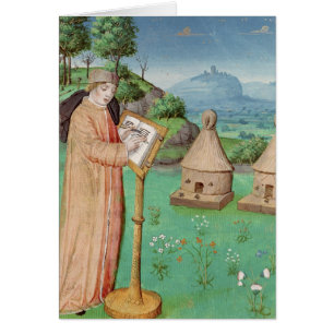 Virgil écrivant la vie des abeilles