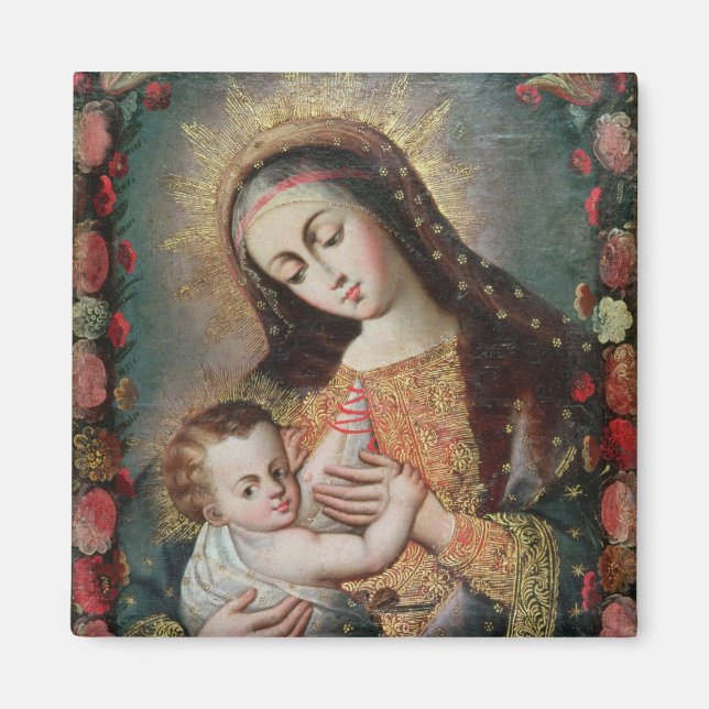 Virgin and Child 2 Magnet (Front)