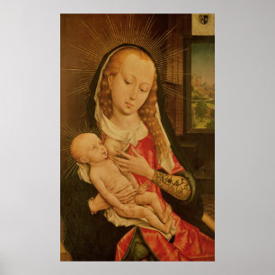 Virgin and Child 2 Poster