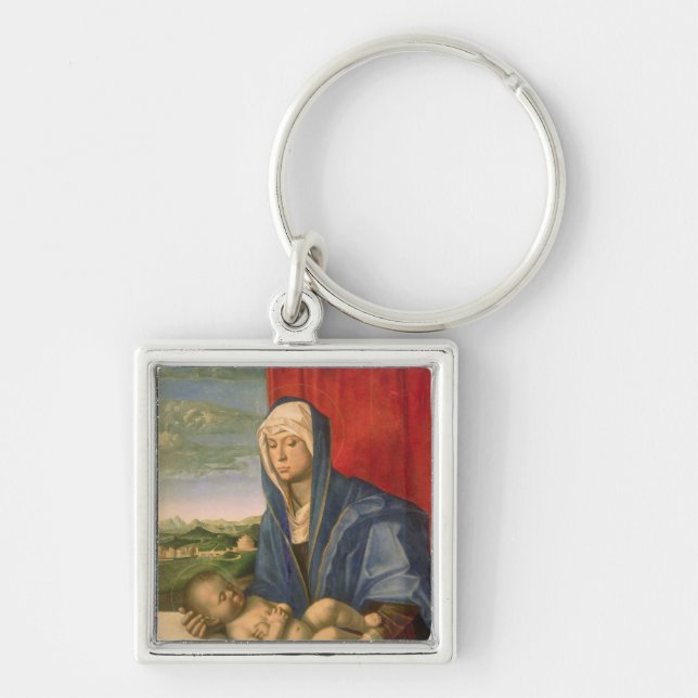 Virgin and Child 3 Keychain (Front)