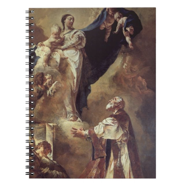 Virgin and Child Appearing to St. Philip Neri, 172 Notebook (Front)