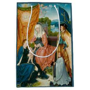Virgin and Child - Barthel Bruyn the Elder Medium Gift Bag