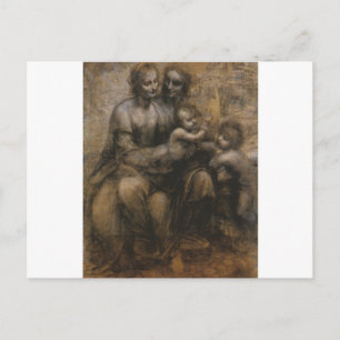 Virgin and Child by Leonardo da Vinci c. 1499 Postcard