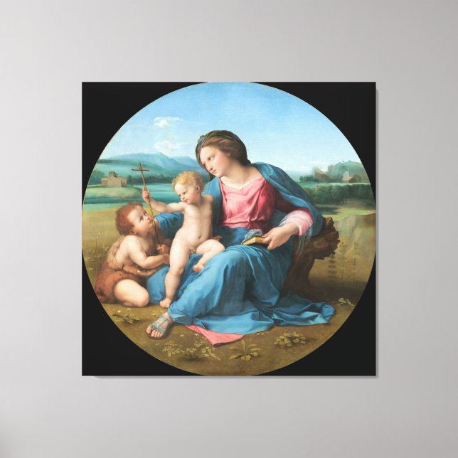 Virgin and Child Canvas Print (Front)