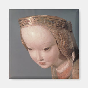 Virgin and Child, detail of the head of the Magnet