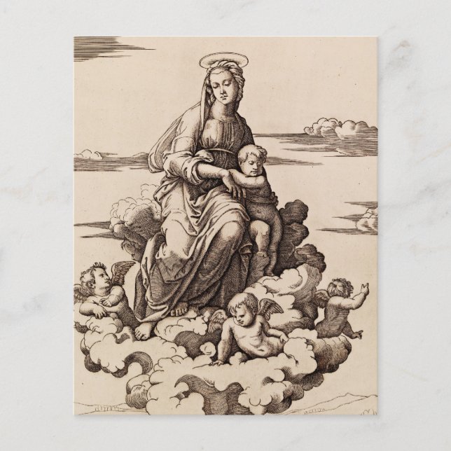 Virgin and Child in the Clouds Flyer (Front)