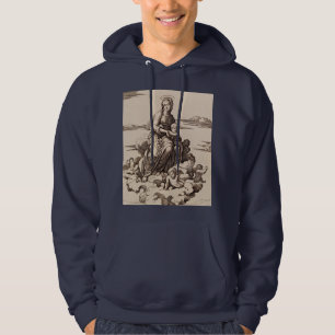 Virgin and Child in the Clouds Hoodie