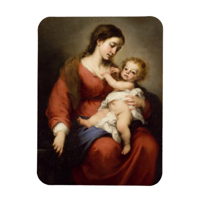 Virgin and Child Magnet (Vertical)