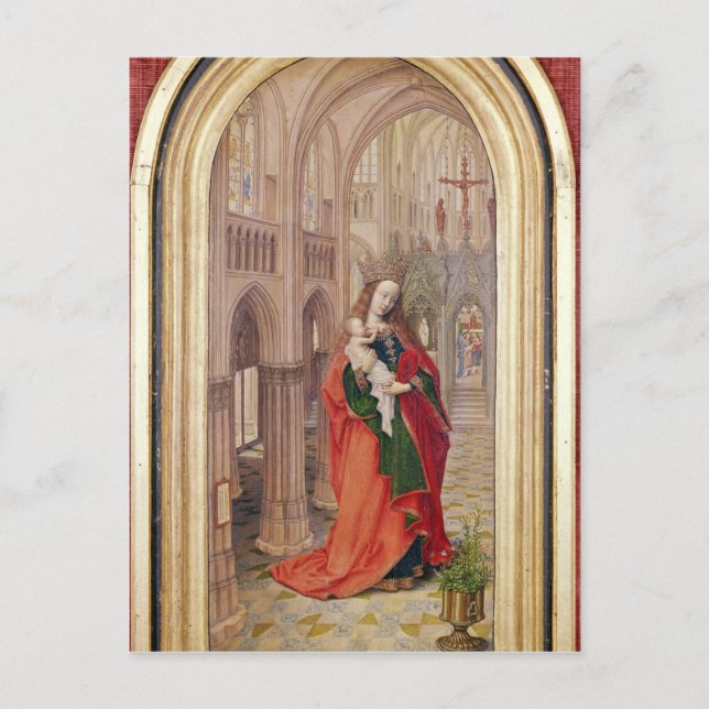 Virgin and Child Postcard (Front)