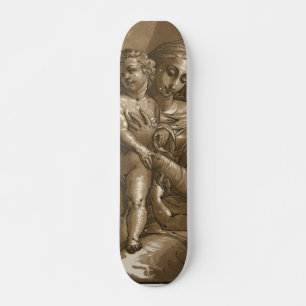Virgin and Child skateboard