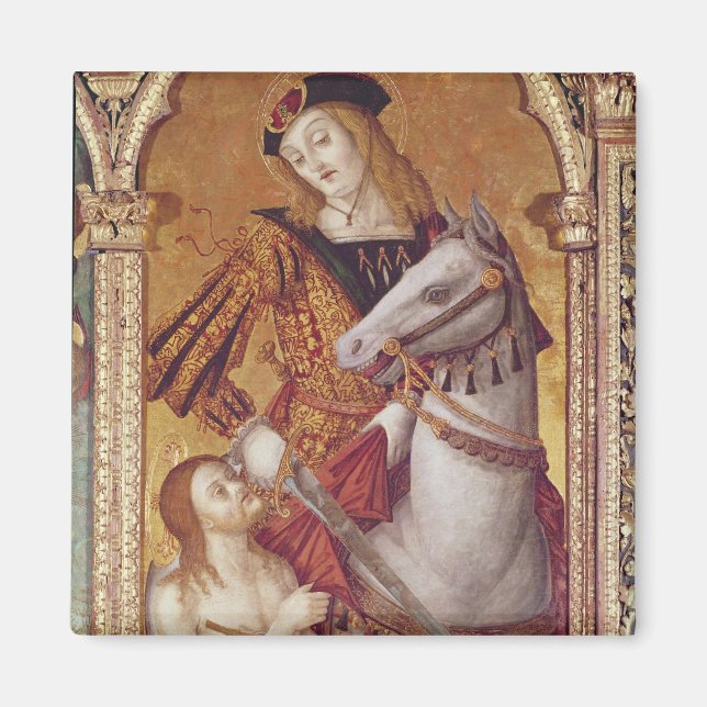 Virgin and Child with SS. Gregory and Martin Magnet (Front)