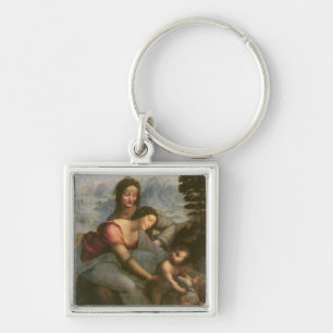 Virgin and Child with St. Anne, c.1510 Keychain