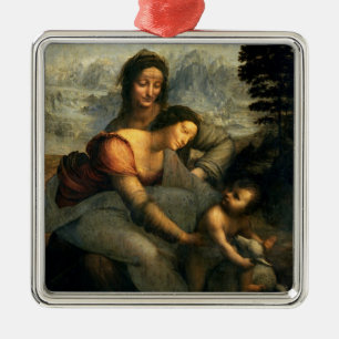 Virgin and Child with St. Anne, c.1510 Metal Ornament