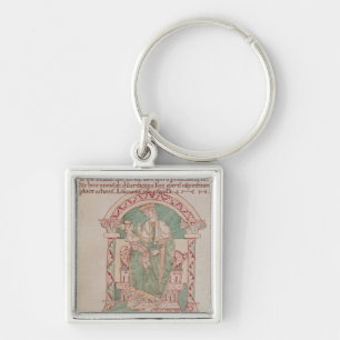 Virgin and Child with St. Gregory the Great Keychain