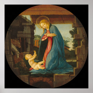 Virgin & Child - Sandro Botticelli Fine Art Poster