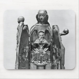 Virgin , early 15th century mouse pad
