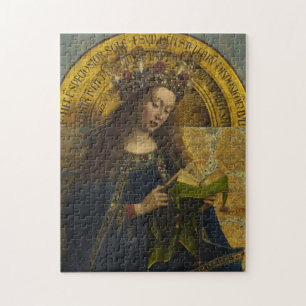 Virgin Enthroned, The Ghent Altarpiece Jigsaw Puzzle