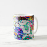 Virgin (Girls), Gustav Klimt Coffee Mug<br><div class="desc">Gustav Klimt (July 14, 1862 – February 6, 1918) was an Austrian symbolist painter and one of the most prominent members of the Vienna Secession movement. Klimt is noted for his paintings, murals, sketches, and other objets d'art. In addition to his figurative works, which include allegories and portraits, he painted...</div>