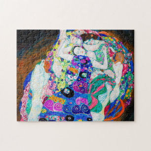 Virgin (Girls), Gustav Klimt Jigsaw Puzzle