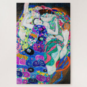 Virgin (Girls), Gustav Klimt Jigsaw Puzzle