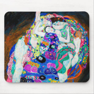Virgin (Girls), Gustav Klimt Mouse Pad