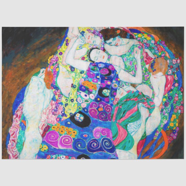 Virgin (Girls), Gustav Klimt Tissue Paper (Front)