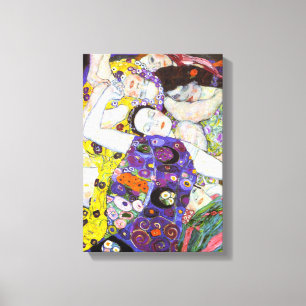 Virgin, Gustav Klimt Canvas Print
