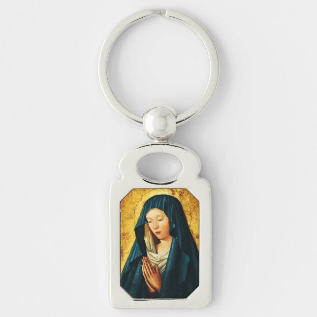 Virgin in prayer of Riga Keychain (Front)