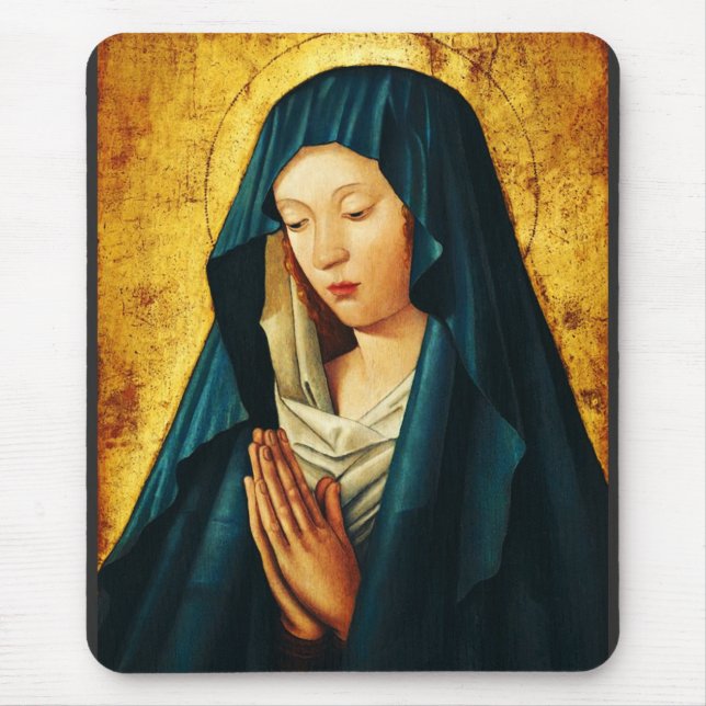 Virgin in prayer of Riga Mouse Pad (Front)