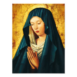 Virgin in prayer of Riga Photo Print