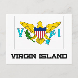 Virgin Island Flag Postcard