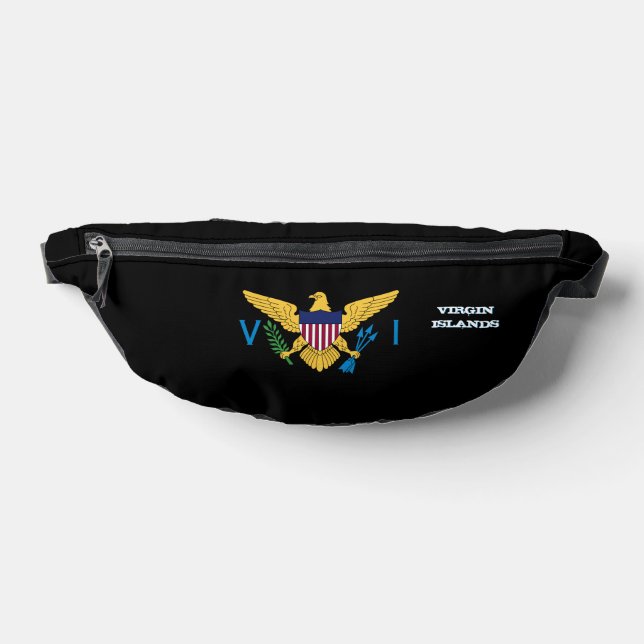 Virgin Islands bag, fashion, Virgin Islands flag Fanny Pack (Lay Down)
