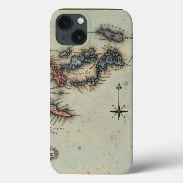 Virgin Islands Case-Mate iPhone Case (Back)