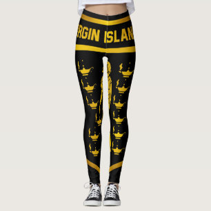 Virgin Islands Emblem Leggings